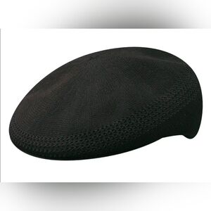 Stacy Adams Maywood Ivy Flat Black Cap Mens Small/Medium Fit